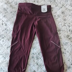 NWT Xersion Burgundy Leggings